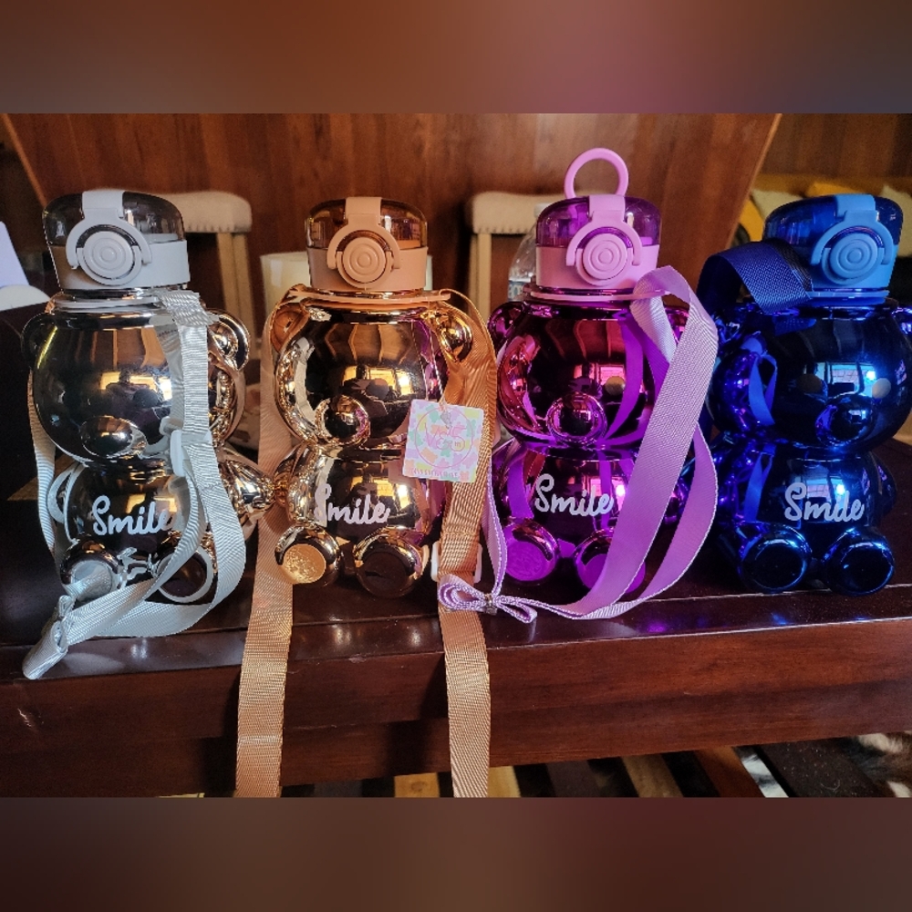 Smile water bottles